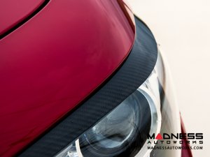 Alfa Romeo Giulia Headlight Trim Kit - Carbon Fiber